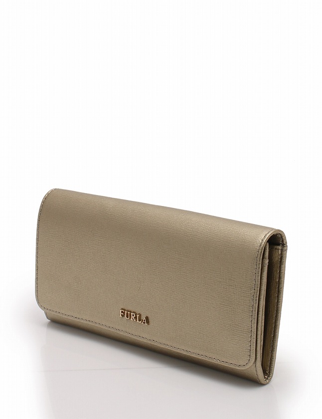 フルラ FURLA 長財布 ゴールド 小物 レザー 箱 保存袋付き レディース 