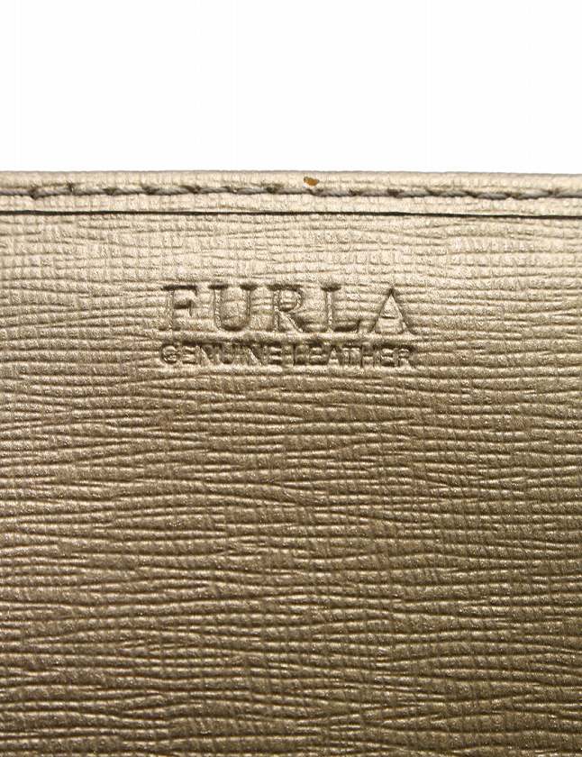 フルラ FURLA 長財布 ゴールド 小物 レザー 箱 保存袋付き レディース 