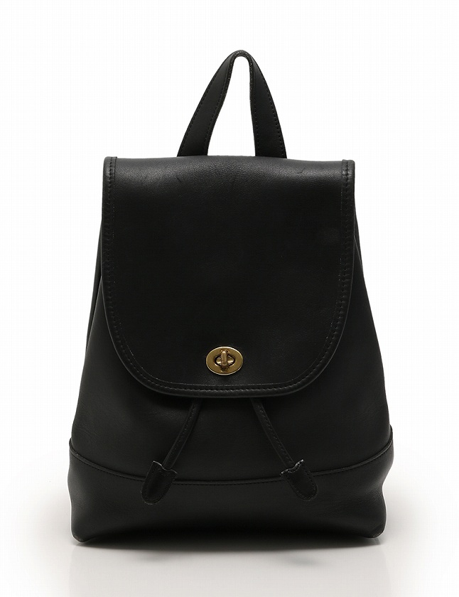 コーチ COACH リュック バックパック 黒 ブラック レザー 9791