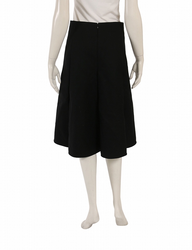 セリーヌ CELINE スカート 黒 ブラック M ボトムス ミモレ丈 フレア  