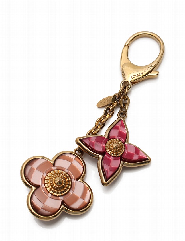 ルイヴィトン LOUIS VUITTON 小物 プラスチック ダークブラウン アロマキャンドル/ノベルティ/VIP顧客限定 - 美品 ルイヴィトン LOUIS VUITTON キーホルダー ビジューサック モザイク