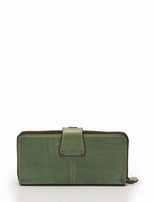コーチ COACH 長財布 ラウンドファスナー ターンロックデザイン