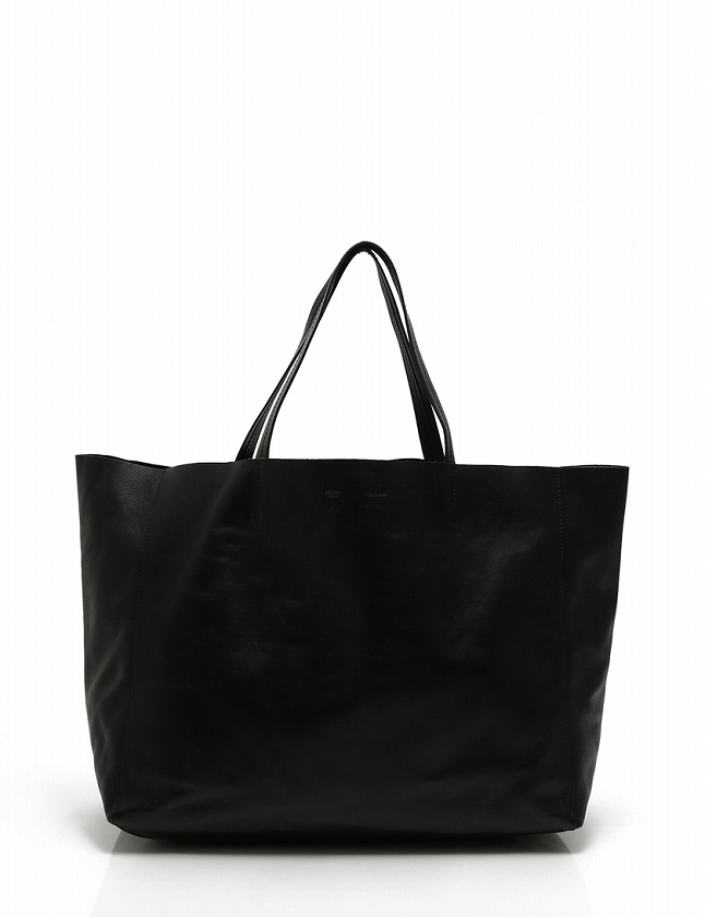 セリーヌ CELINE トートバッグ ホリゾンタルカバ 黒 ブラック レザー 