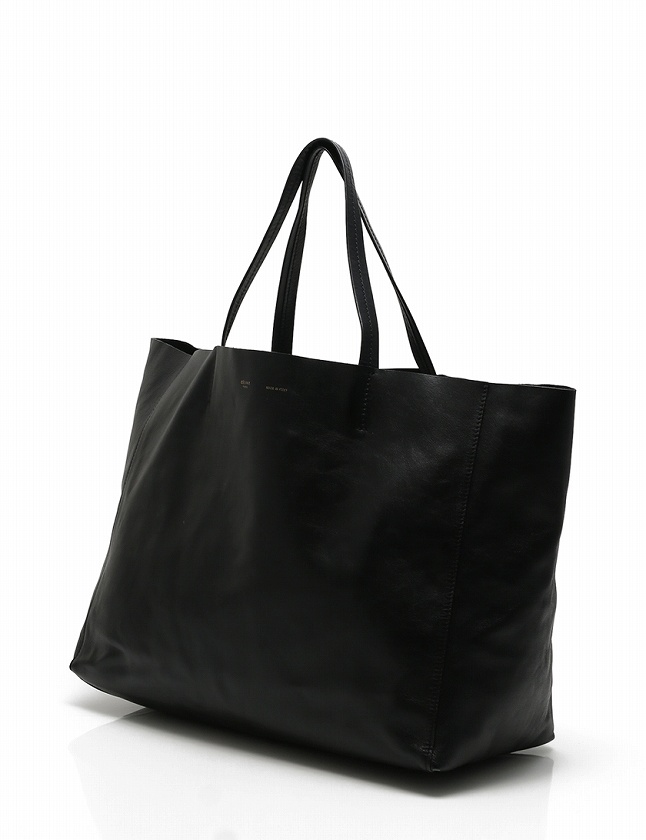 セリーヌ CELINE トートバッグ ホリゾンタルカバ 黒 ブラック レザー 