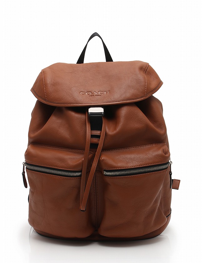 コーチ Coach バックパック リュック 茶色 ブラウン レザー F メンズ 114 ベクトルパーク
