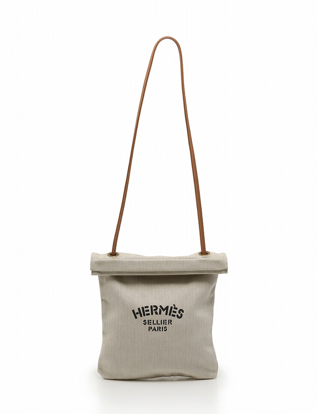 エルメス HERMES ショルダーバッグ アリーヌ PM ベージュ 黒 