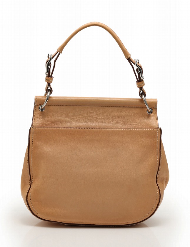 コーチ COACH ショルダーバッグ ベージュ レザー 19132 タッセル 