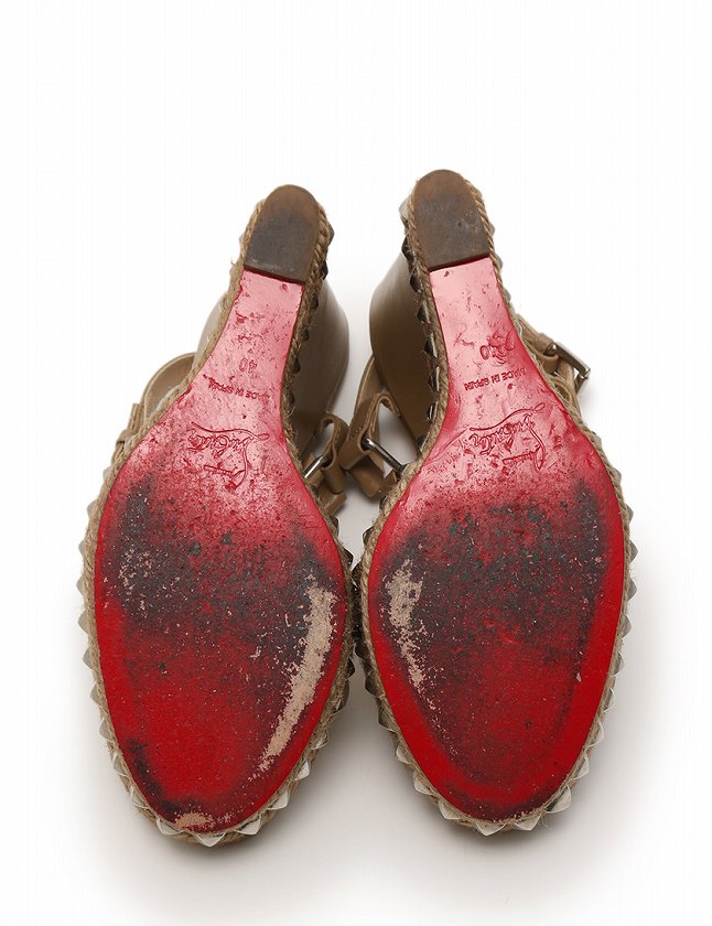 クリスチャンルブタン Christian louboutin サンダル ウェッジソール 