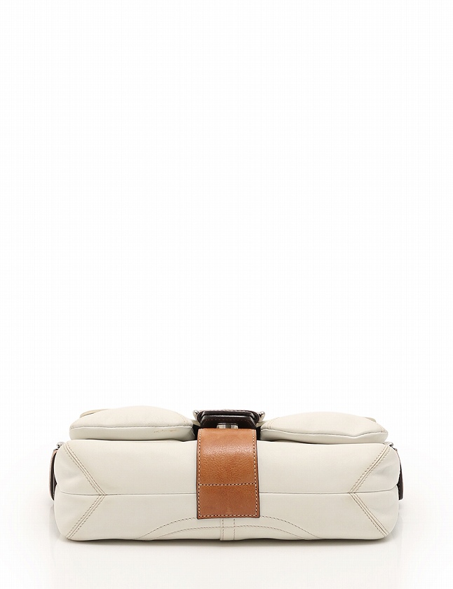 コーチ COACH ショルダーバッグ ソーホー ポケット フラップ 白