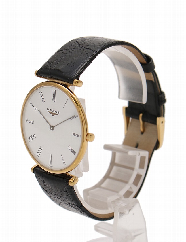 ロンジン LONGINES 腕時計 グランドクラシック ゴールド 白 黒