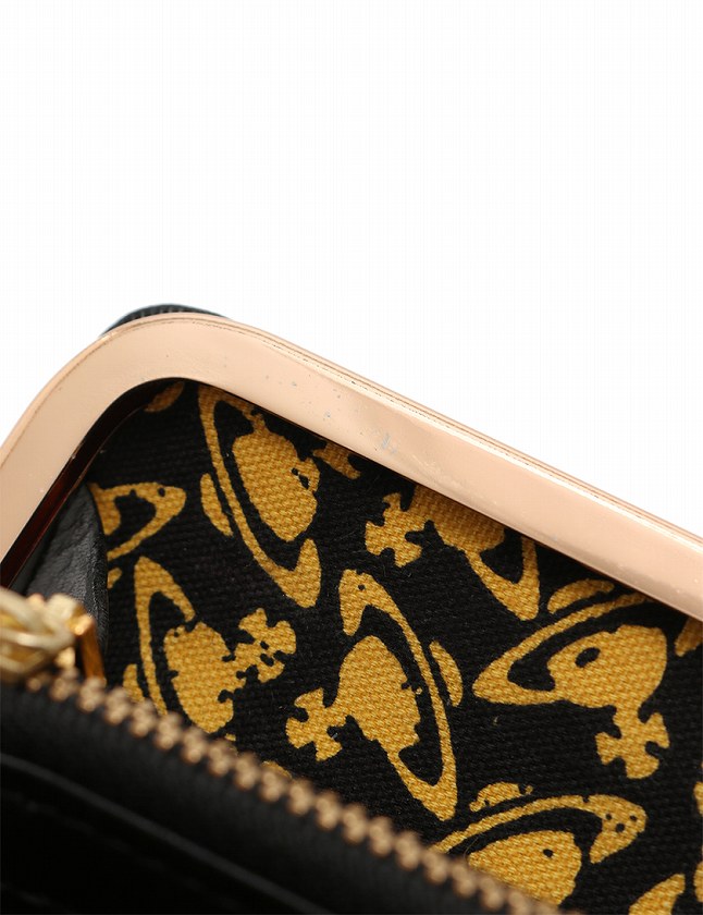 ヴィヴィアンウエストウッド Vivienne Westwood 長財布 がま口 黒