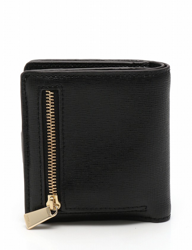 フルラ FURLA 財布 二つ折り コンパクトウォレット 黒 ブラック 小物 