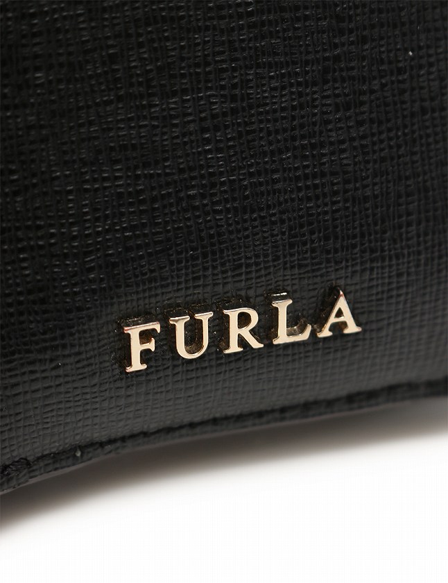 フルラ FURLA 財布 二つ折り コンパクトウォレット 黒 ブラック 小物 