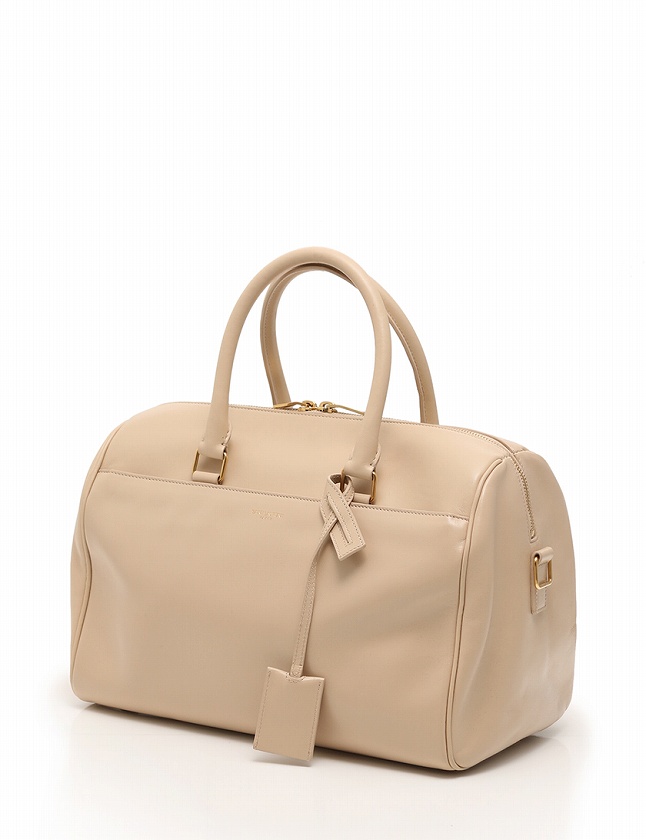 SAINT LAURENT ベイビーダッフル ベージュ2WAYバッグ