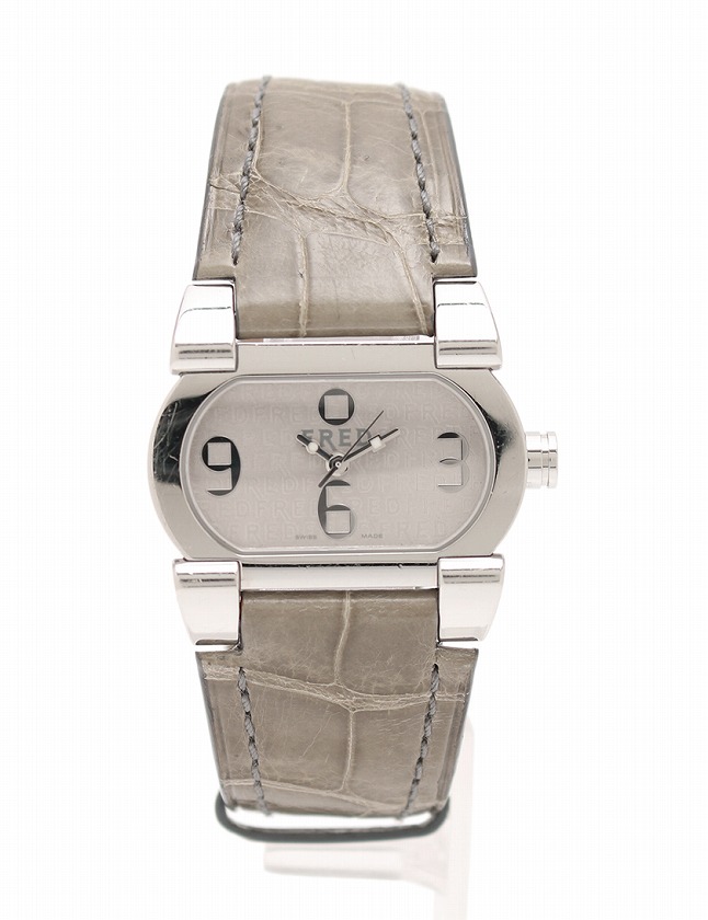 フレッド FRED 腕時計 ムーブワン シルバー カーキ クオーツ SS 