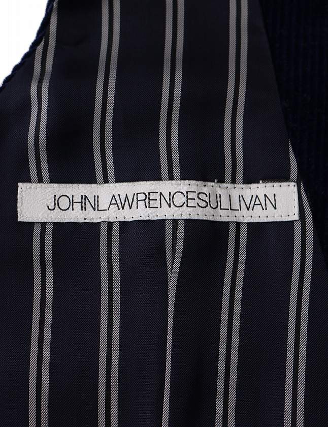 ジョンローレンスサリバン JOHN LAWRENCE SULLIVAN ジレ ベスト 青 