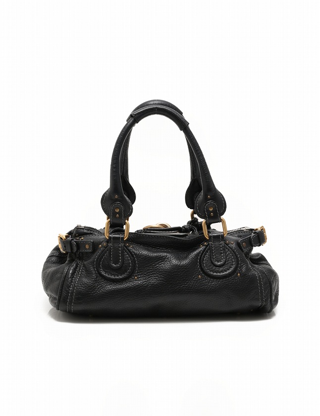 クロエ CHLOE ハンドバッグ パディントン 黒 ブラック レザー  