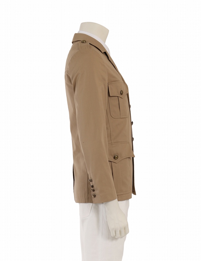 サンローラン パリ SAINT LAURENT PARIS サファリジャケット ベージュ 