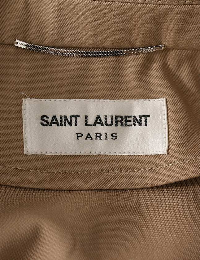 サンローラン パリ SAINT LAURENT PARIS サファリジャケット ベージュ 