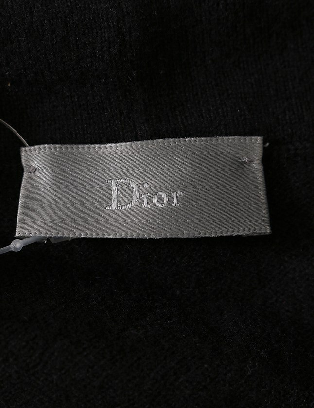 ディオールオム Dior HOMME カーディガン ニット ロング 黒 ブラック 
