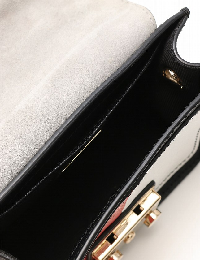 フルラ FURLA ショルダーバッグ ポシェット メトロポリス チェーン 赤 