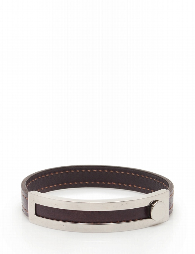 エルメス HERMES ブレスレット バングル プスプス スライド式 紫 