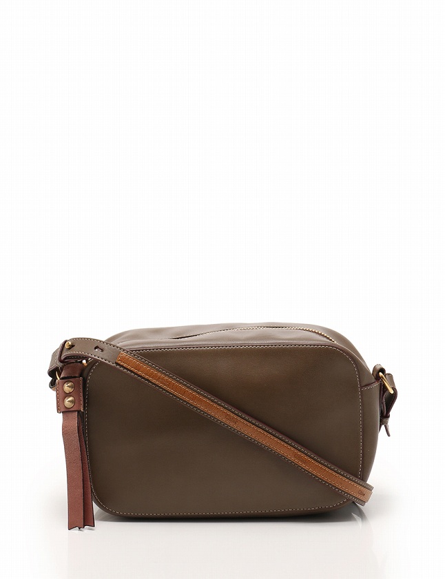 クロエ CHLOE ショルダーバッグ ポシェット サム 茶色 ブラウン レザー 