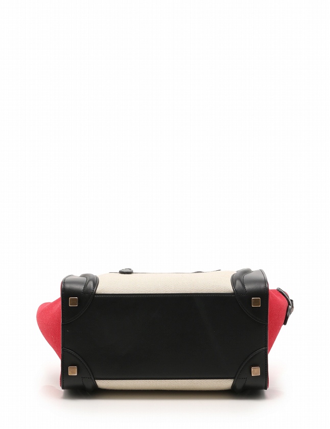 セリーヌ CELINE ハンドバッグ ラゲージ マイクロショッパー ベージュ 