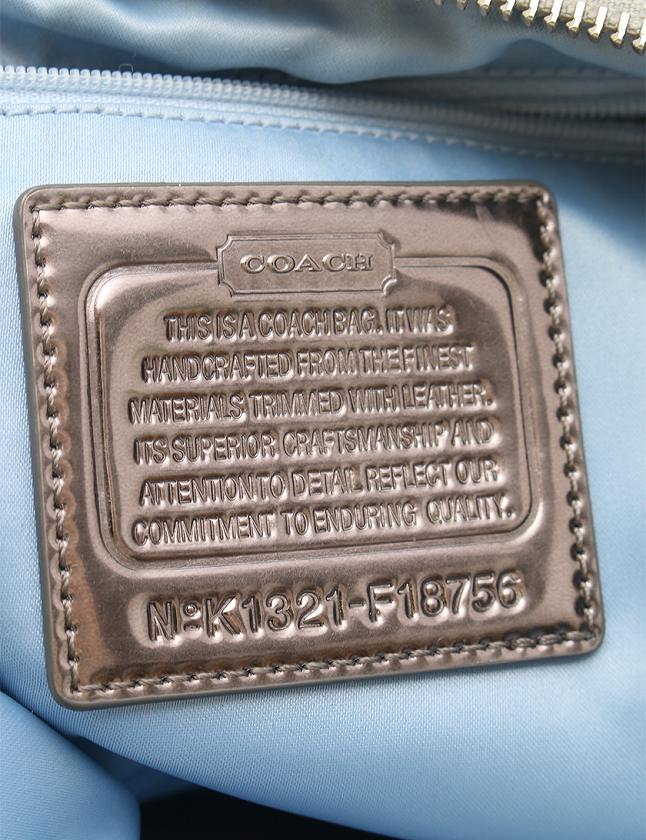 1円 ■極美品■ COACH コーチ F18756 グルービングハート ポピー キャンバス×レザー ショルダーバッグ グレー×ネイビー C1439rO コーチ COACH ショルダーバッグ ポピー シグネチャー グルービー