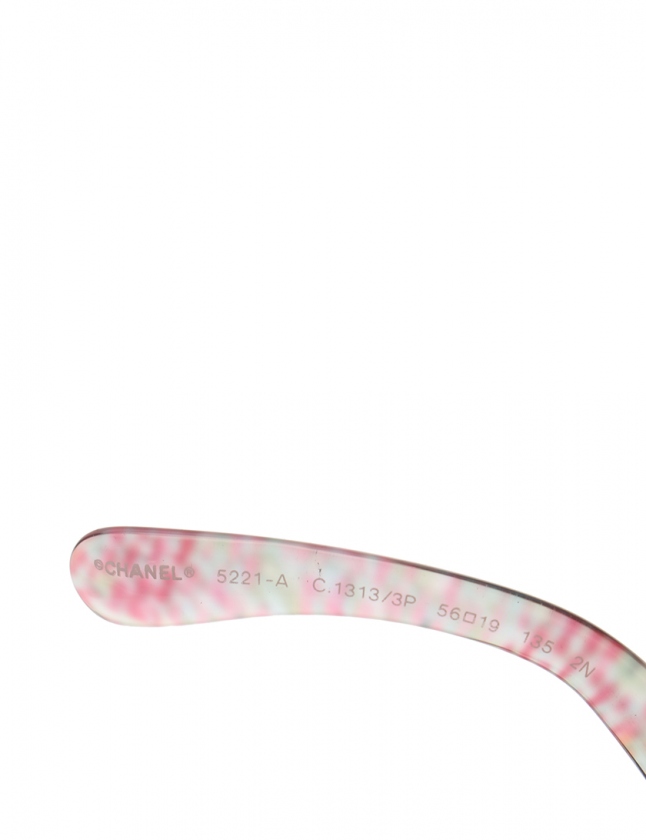CHANEL サングラス ツイード マルチカラー ココマーク 5221-A