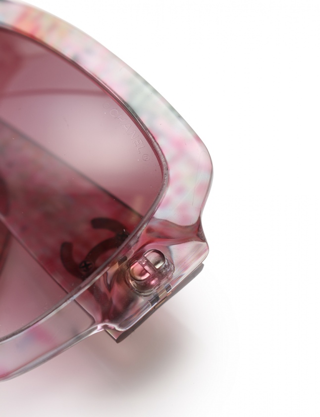 シャネル CHANEL サングラス ココマーク ピンク グラデーション マルチ  