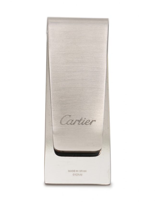 Cartier ステンレススチール マネークリップ 箱付き　カルティエ Cartier ステンレススチール マネークリップ 箱付き カルティエ