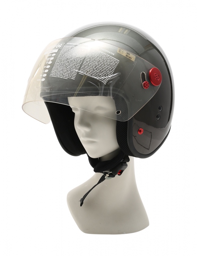 PRADA プラダ 箱保存袋付き メタリックグレー ヘルメット プラダスポーツ PRADA SPORT ヘルメット グラデーション