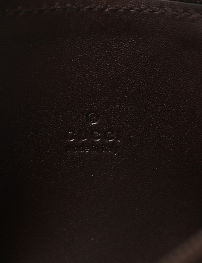 グッチ GUCCI コインケース 小銭入れ 財布 ベージュ ダーク
