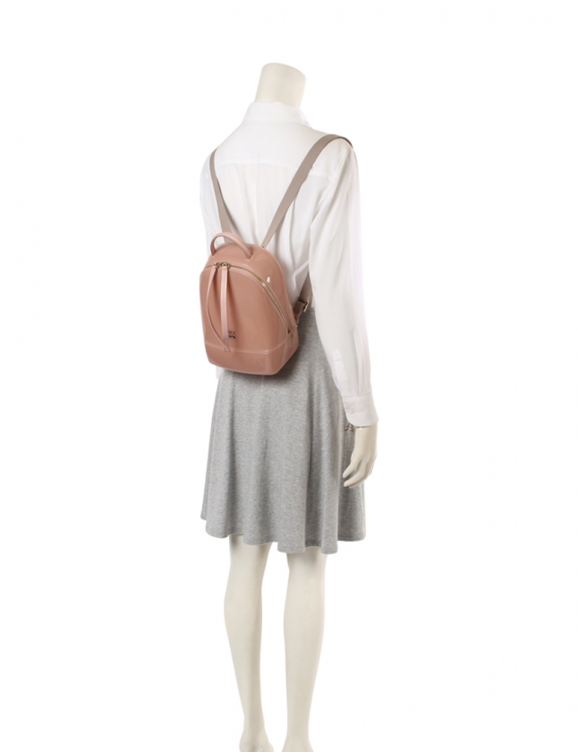 フルラ FURLA バックパック キャンディバッグ リュック ピンク グレー 