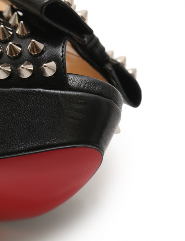 極美品 クリスチャンルブタン Christian Louboutin レザーシューズ  