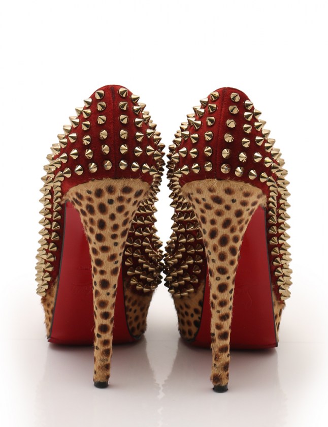 Christian Louboutin　オープントゥパンプス　ハイヒール　37 クリスチャンルブタン Christian louboutin オープントゥ