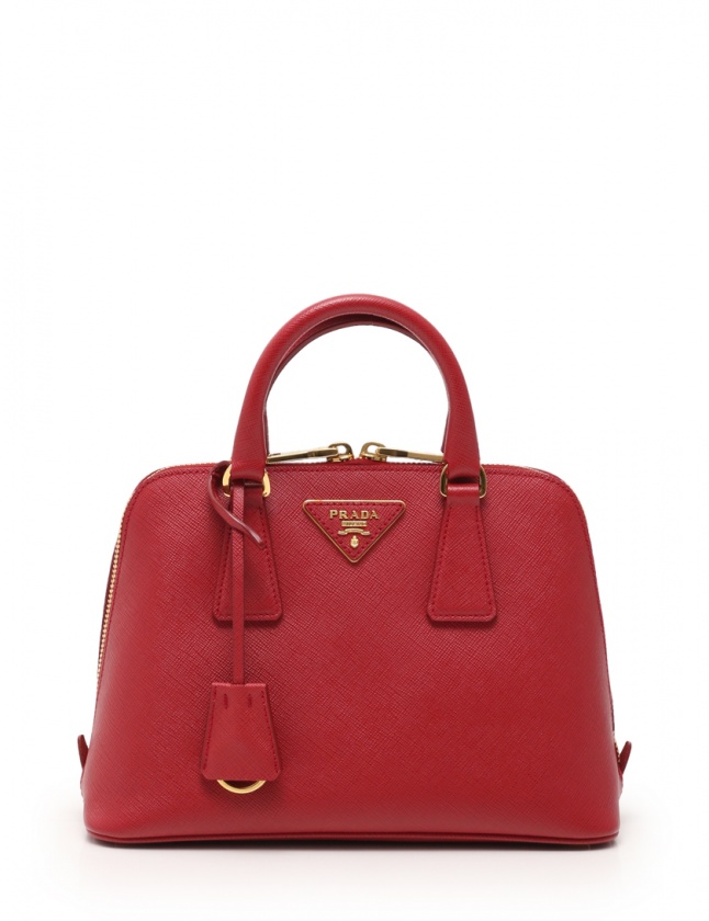 プラダ PRADA ハンドバッグ ショルダーバッグ 赤 レッド 1BA838 