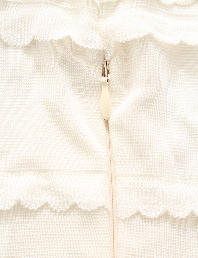 クリスチャンディオール Christian Dior ワンピース アイボリー 白 40