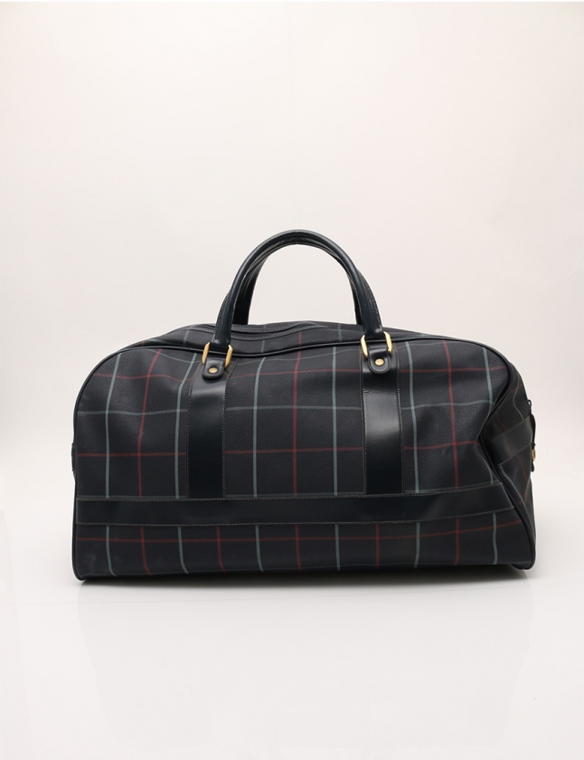 Burberryボストンバッグ ネイビー チェック柄 楽天市場】バーバリー トートバッグ BURBERRY ネイビー グレー