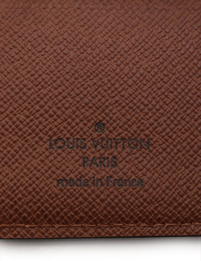 ルイヴィトン LOUIS VUITTON 財布 二つ折り モノグラム 茶色