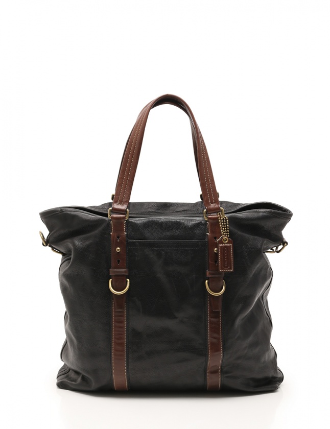 コーチ COACH トートバッグ ショルダーバッグ ハリソン 黒 ブラック 茶 