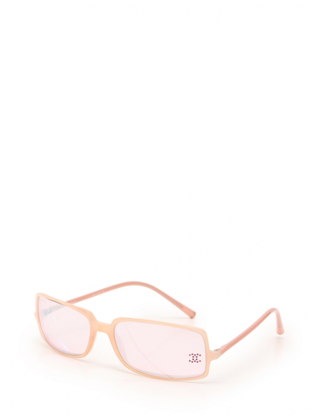 シャネル CHANEL サングラス ラインストーンココマーク ピンク 小物 
