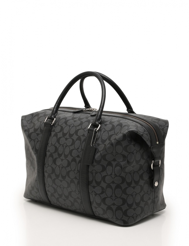 コーチ COACH ボストンバッグ ショルダーバッグ シグネチャー グレー 