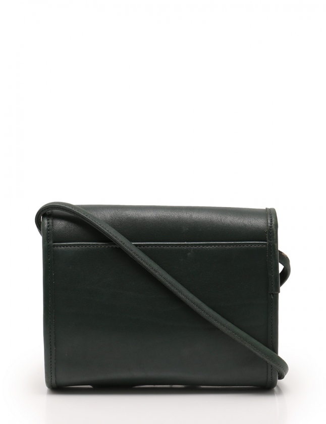 コーチ COACH ショルダーバッグ ポシェット 緑 9892 レザー