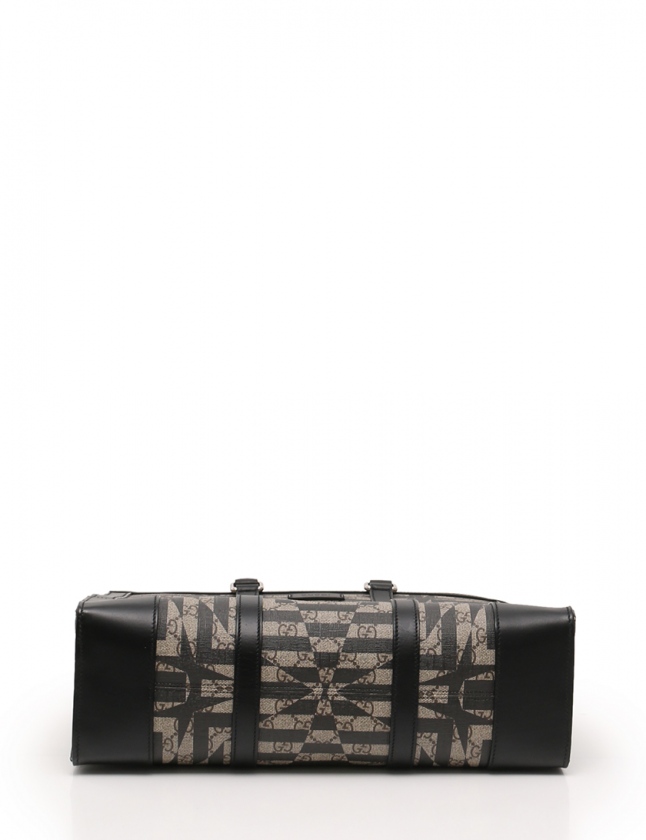 グッチ GUCCI トートバッグ ショルダーバッグ GGカレイド ベージュ 黒 