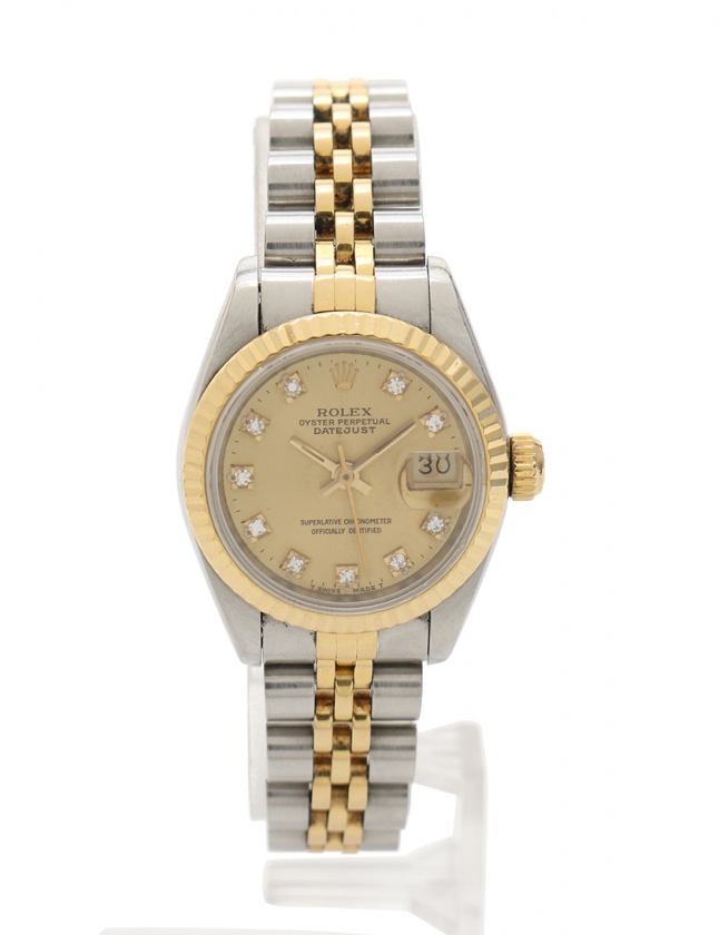 ロレックス ROLEX 自動巻き デイトジャスト 腕時計 レディース  