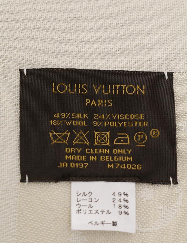 ルイヴィトン LOUIS VUITTON ショール モノグラム シャイン ブロン  