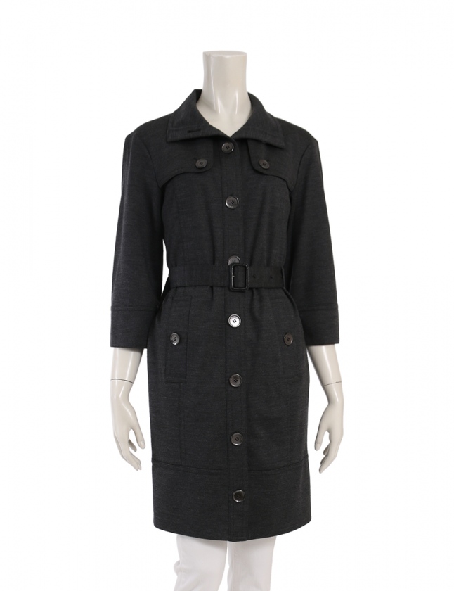 バーバリー ロンドン BURBERRY LONDON コート ダークグレー 38