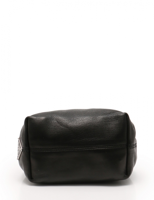 プラダ PRADA ハンドバッグ ポーチ 黒 BN0894 レザー WRIST BAG